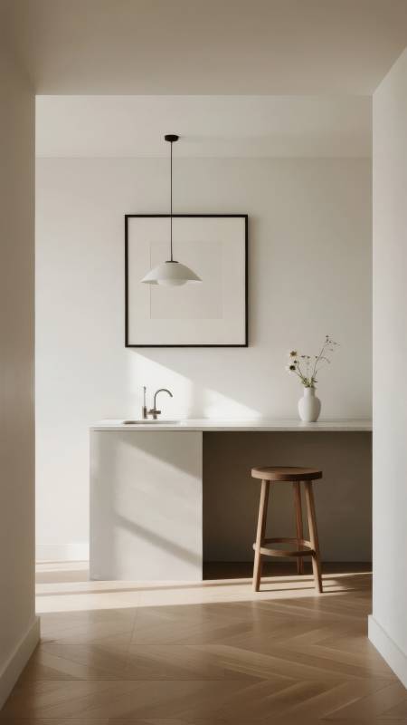 极简厨房角落图片