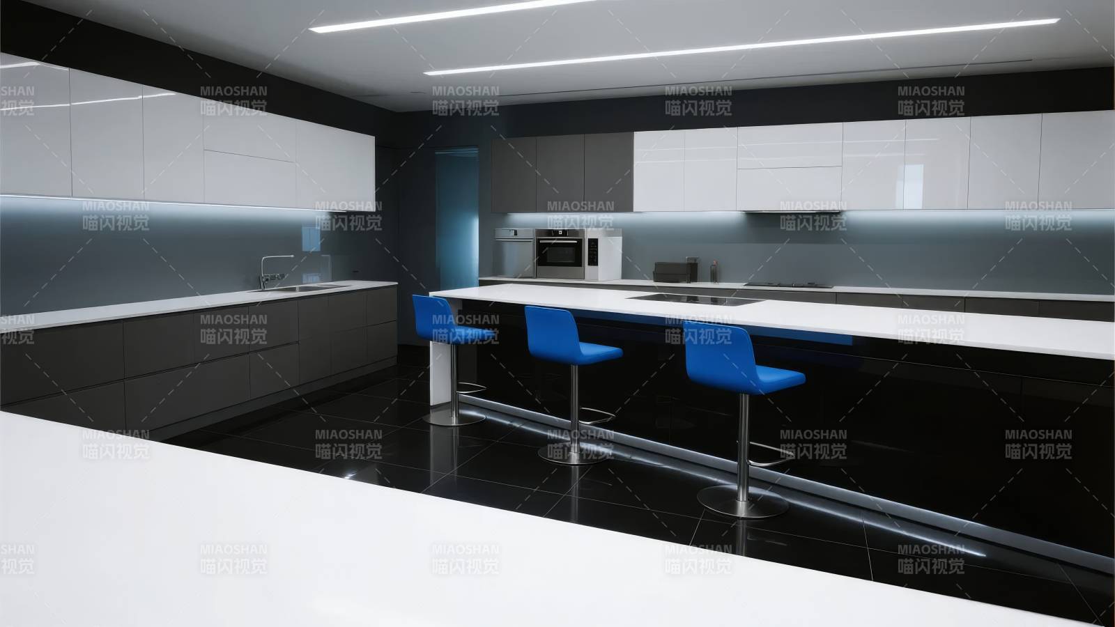 现代简约厨房设计图片