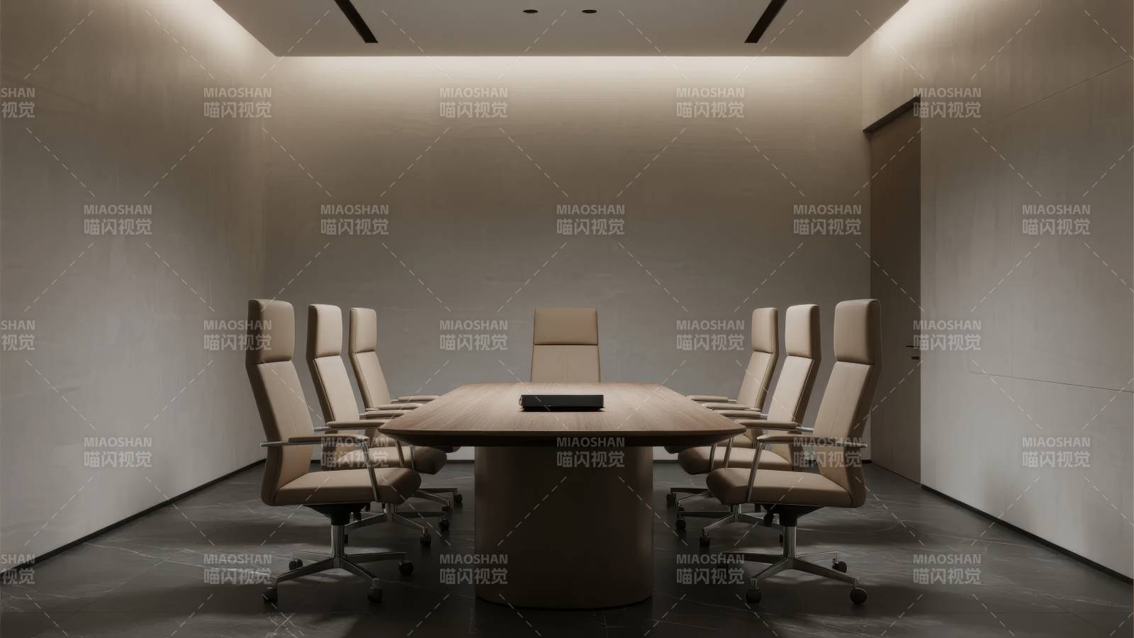 现代简约会议室图片