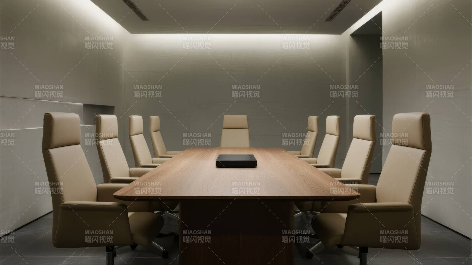 现代简约会议室图片