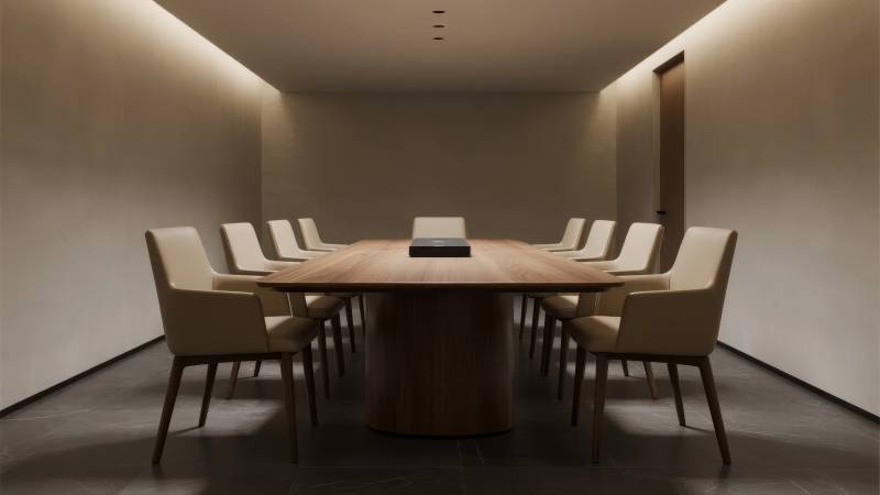 简约会议室设计图片