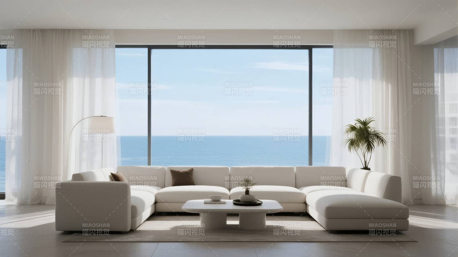 海景客厅 简约现代图片