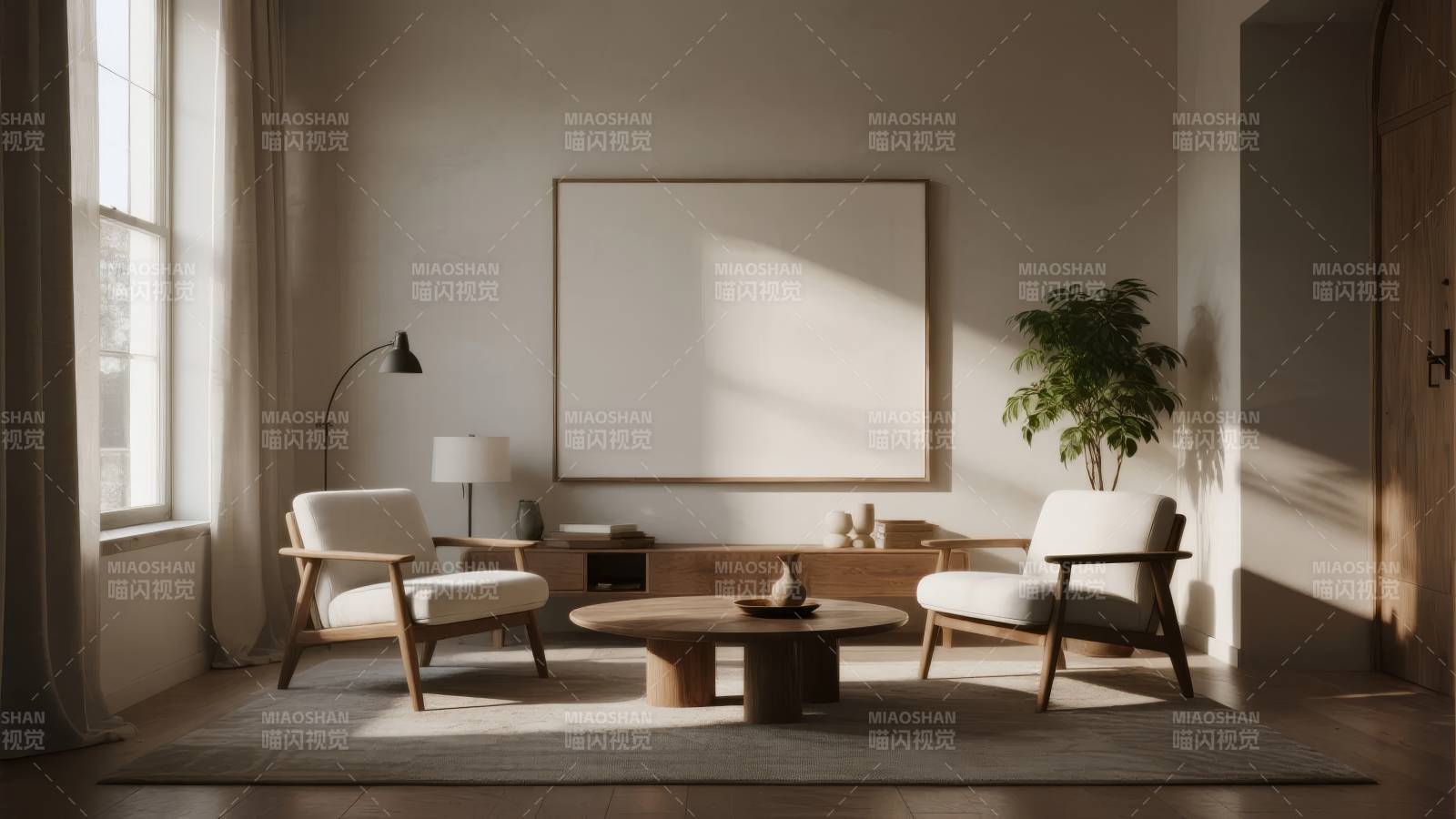 简约客厅光影之美图片