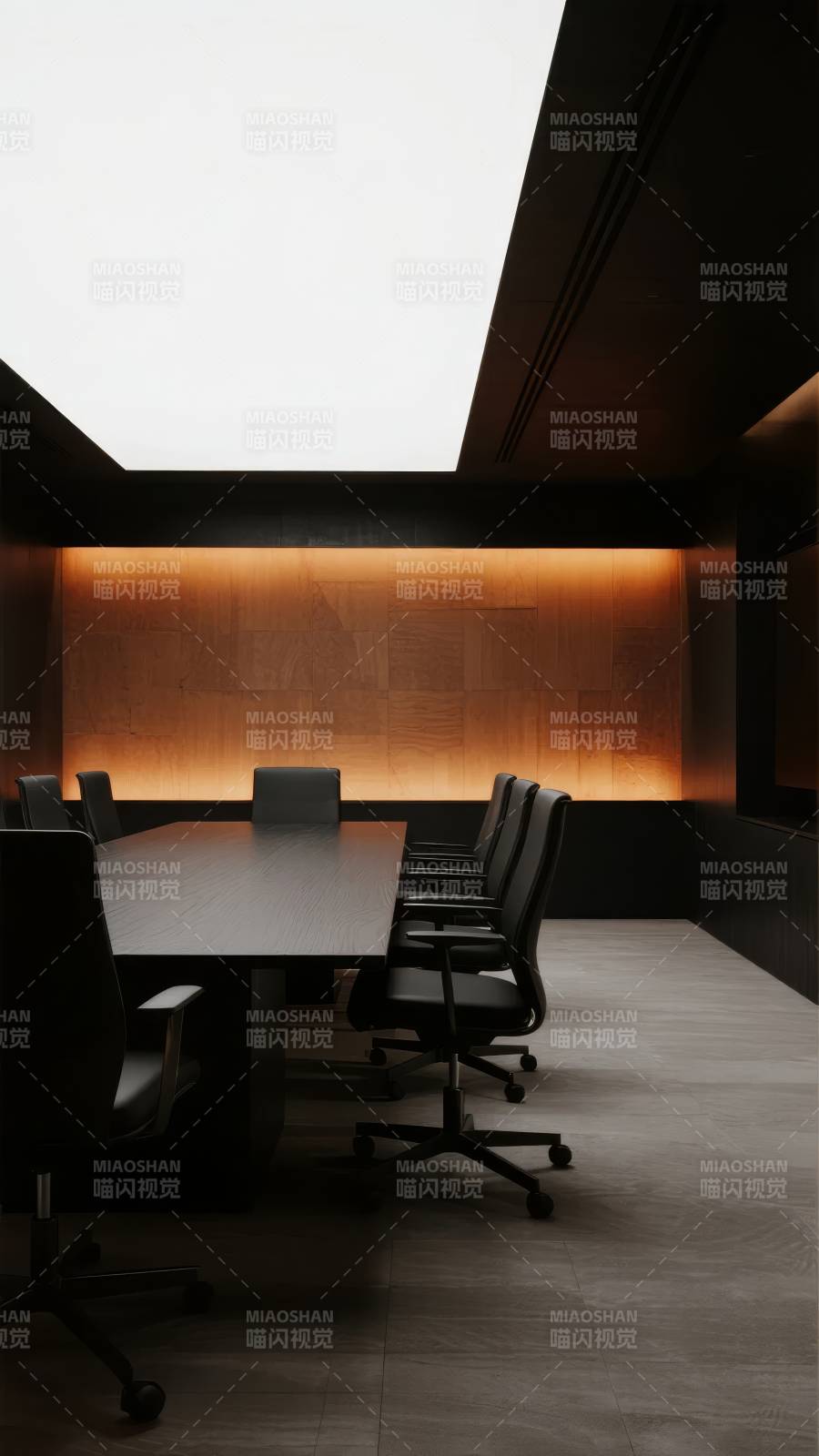 现代简约会议室图片