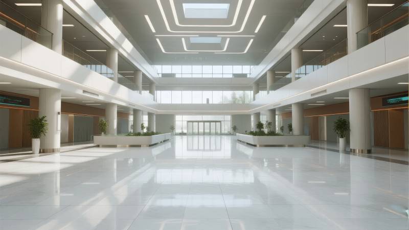 现代大厅宽敞明亮图片