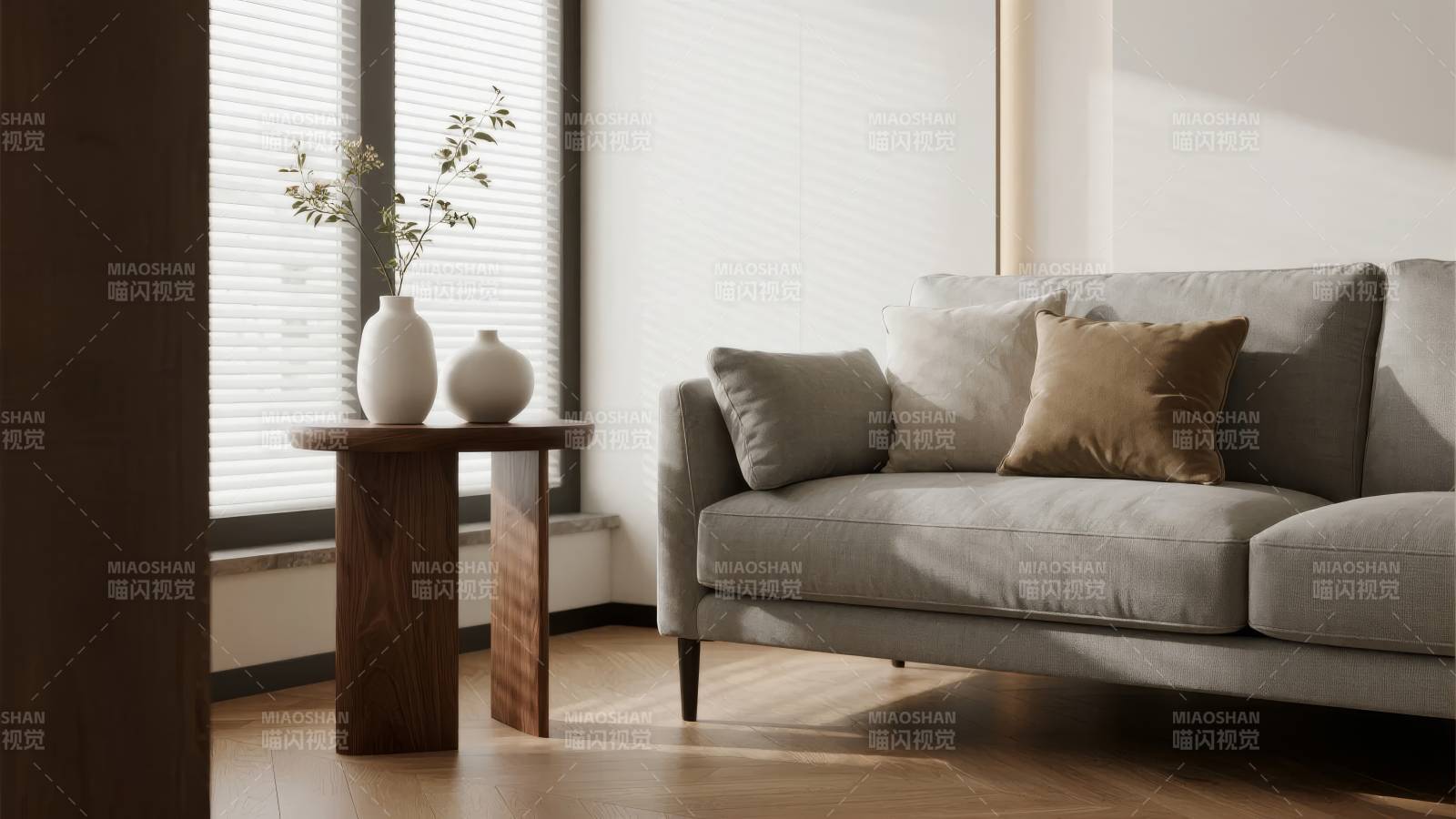 简约客厅一角图片