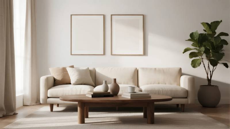 简约客厅布置图片