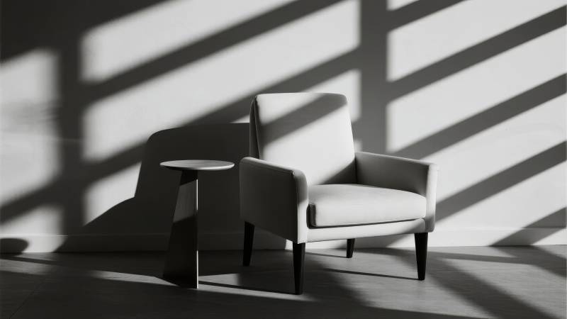 光影中的静谧角落图片