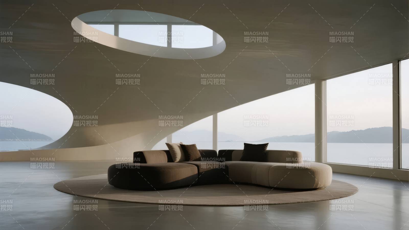 现代极简客厅设计图片