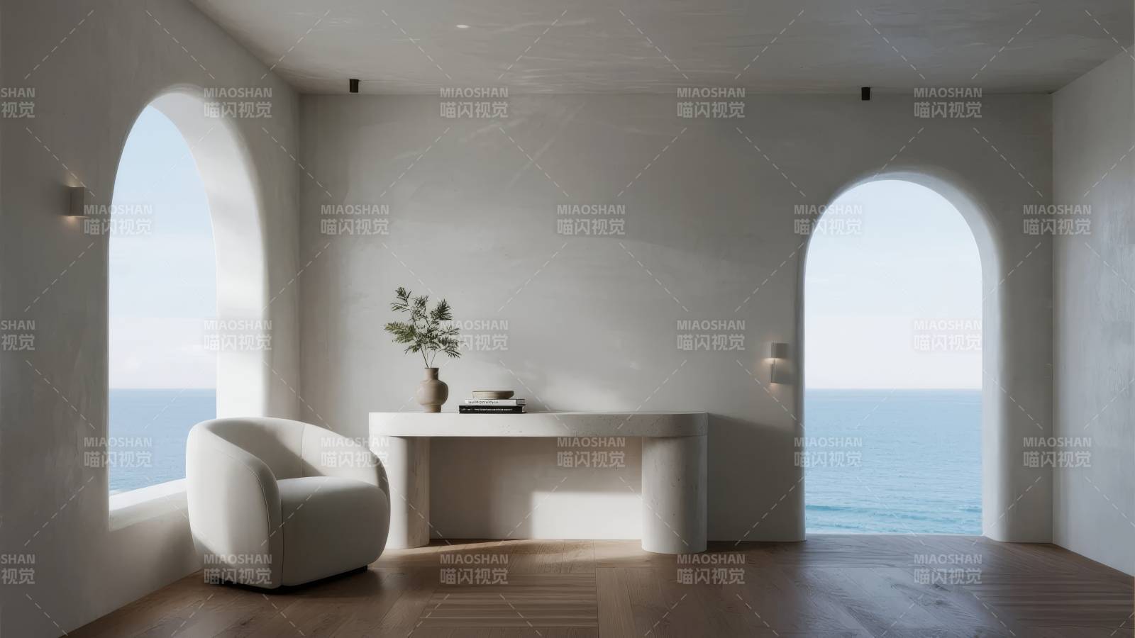 海景书房静谧时光图片