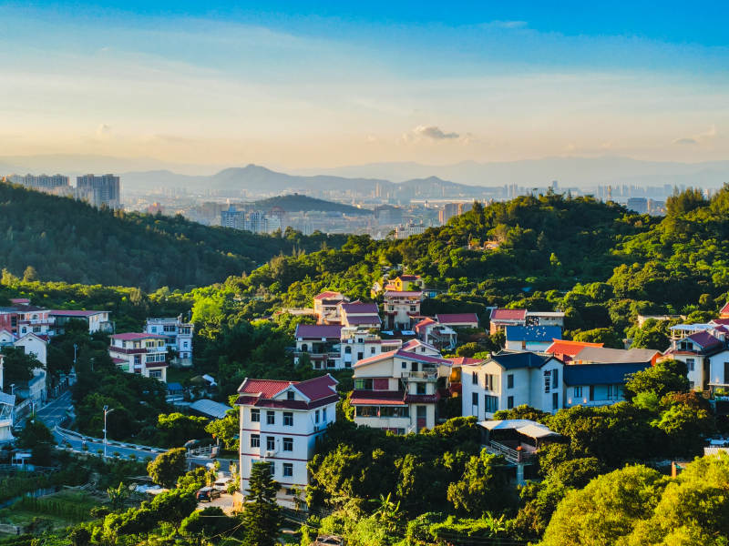 厦门东坪山社风光图片