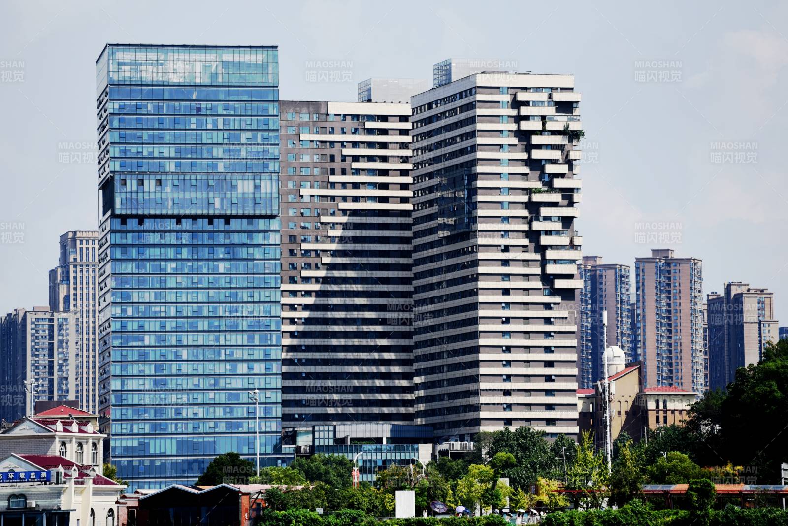 湖南长沙市现代都市建筑群图片