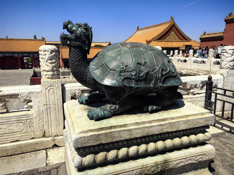 故宫铜龟图片