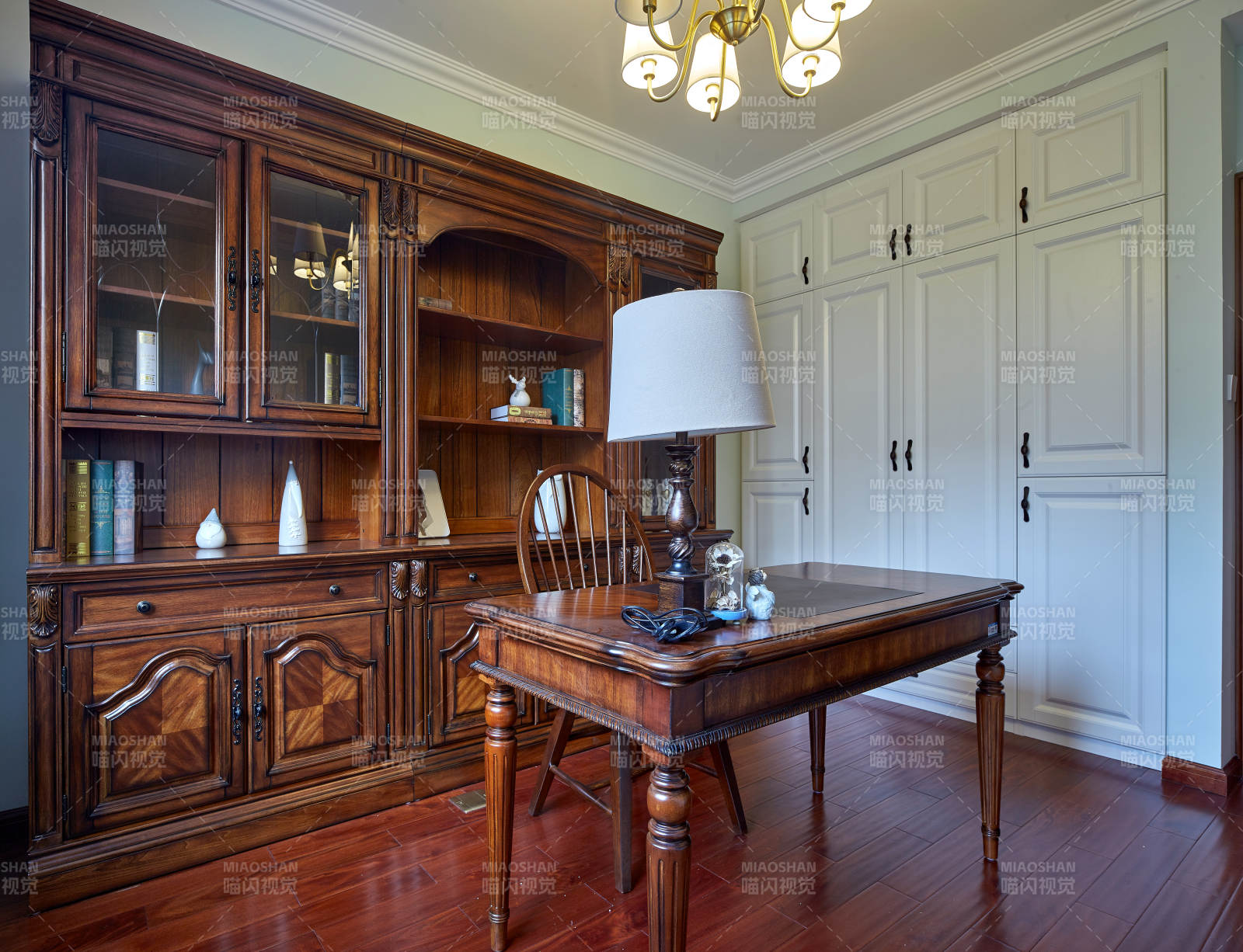 古典书房一角图片