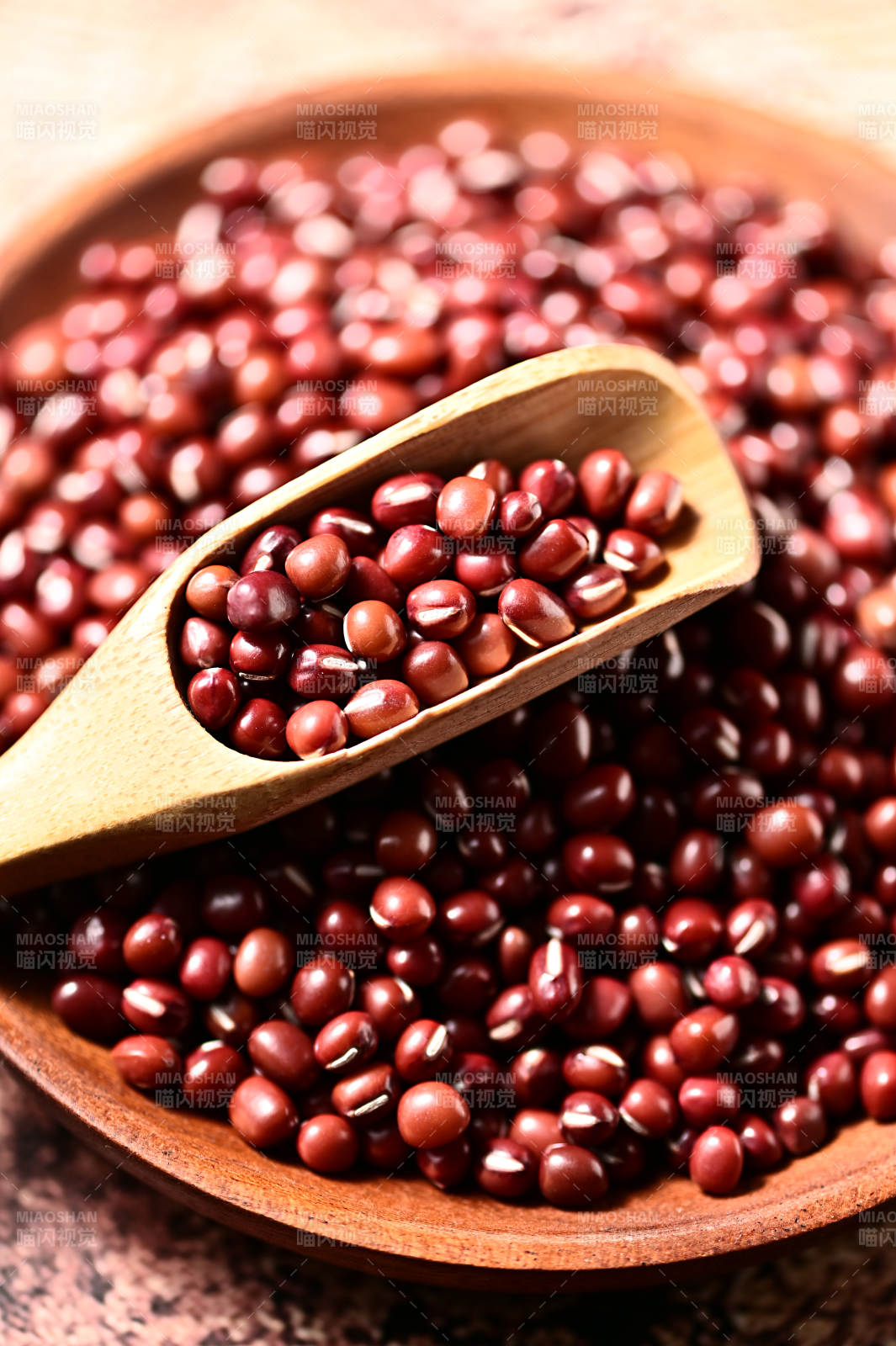 红豆赤豆红小豆豆类特写图片