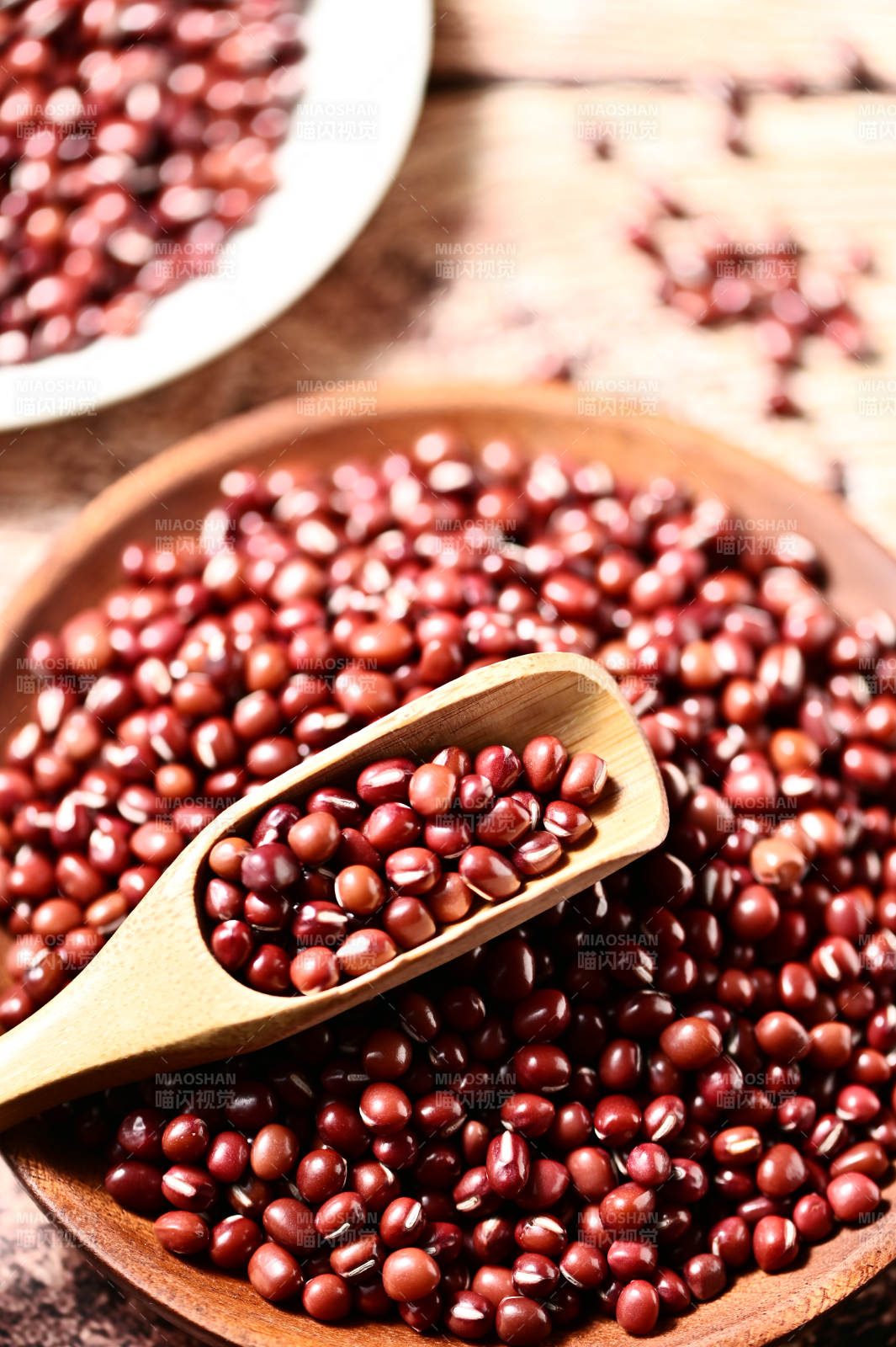 红豆赤豆红小豆豆类特写图片