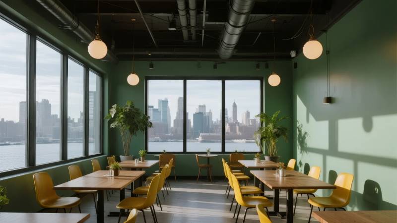 都市景观餐厅图片