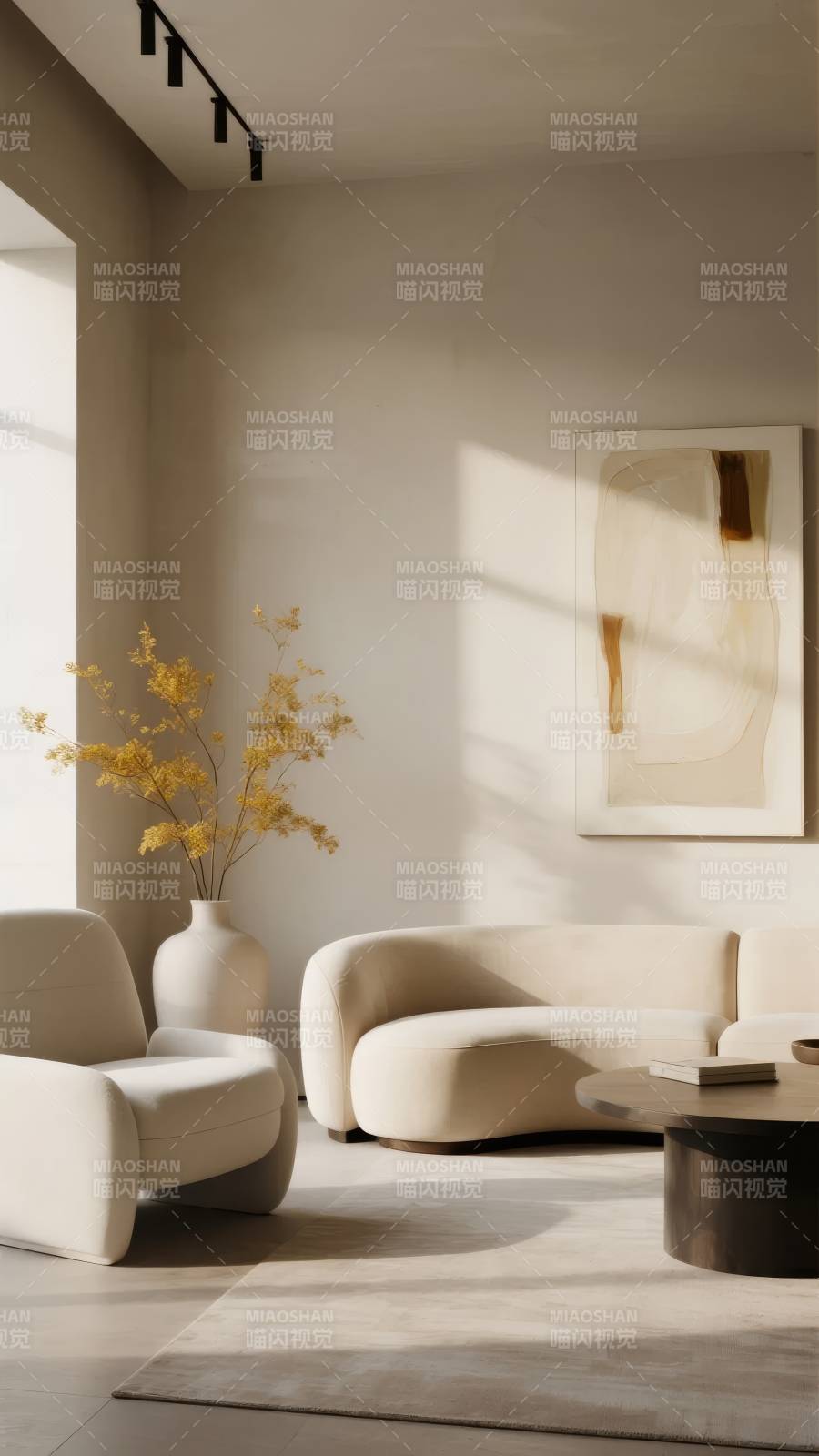 极简客厅 光影之美图片