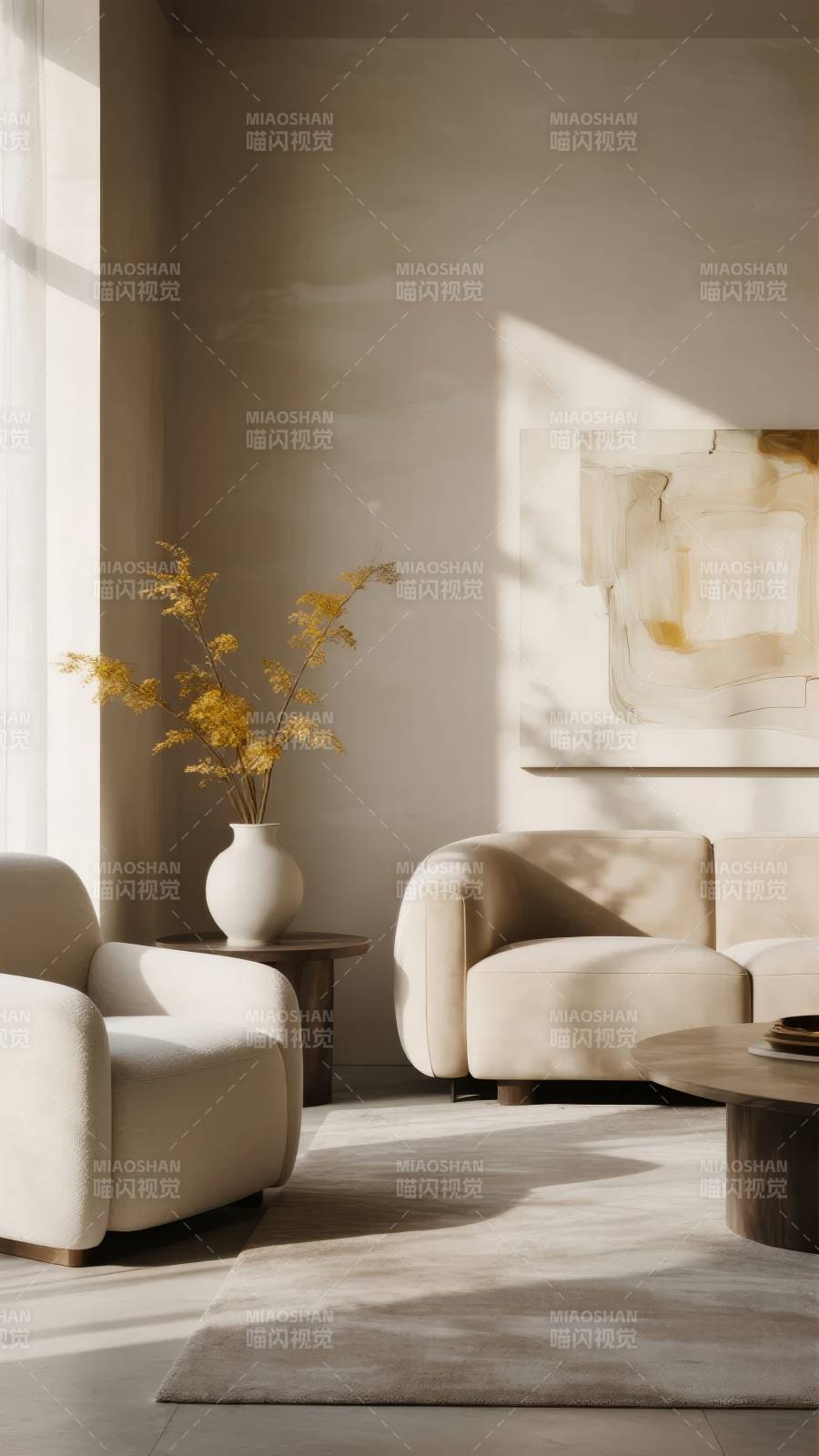 简约客厅光影之美图片