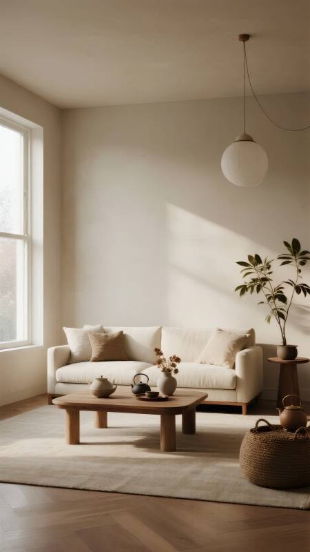 简约客厅静谧时光图片