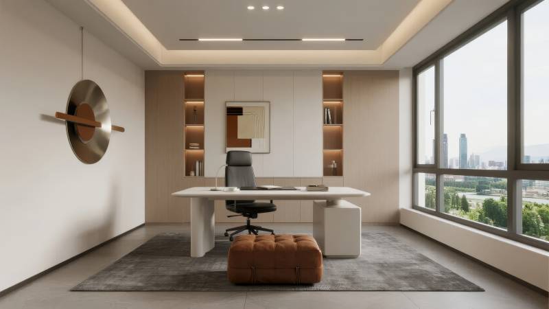 现代简约办公室图片
