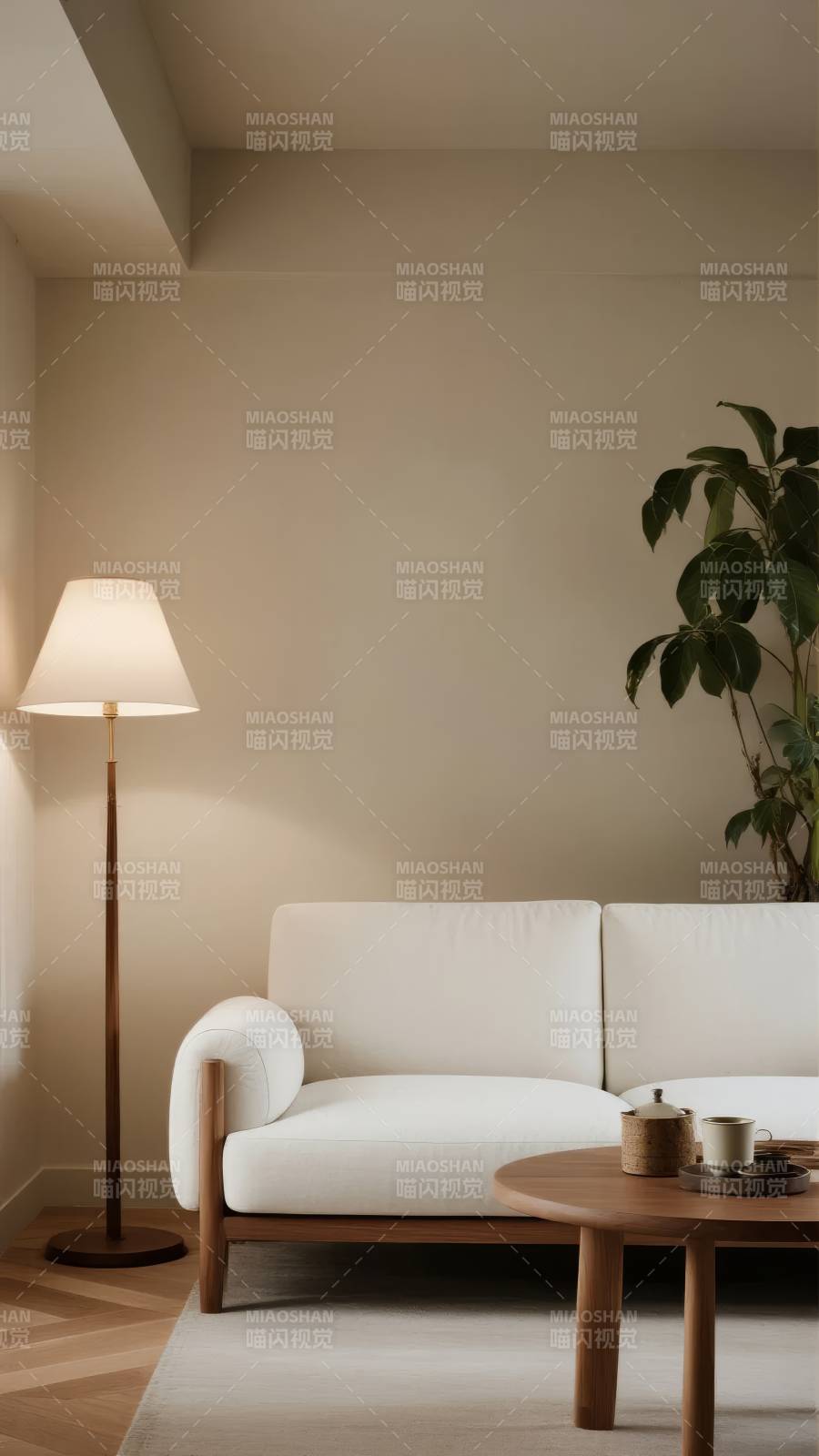 简约客厅一角图片