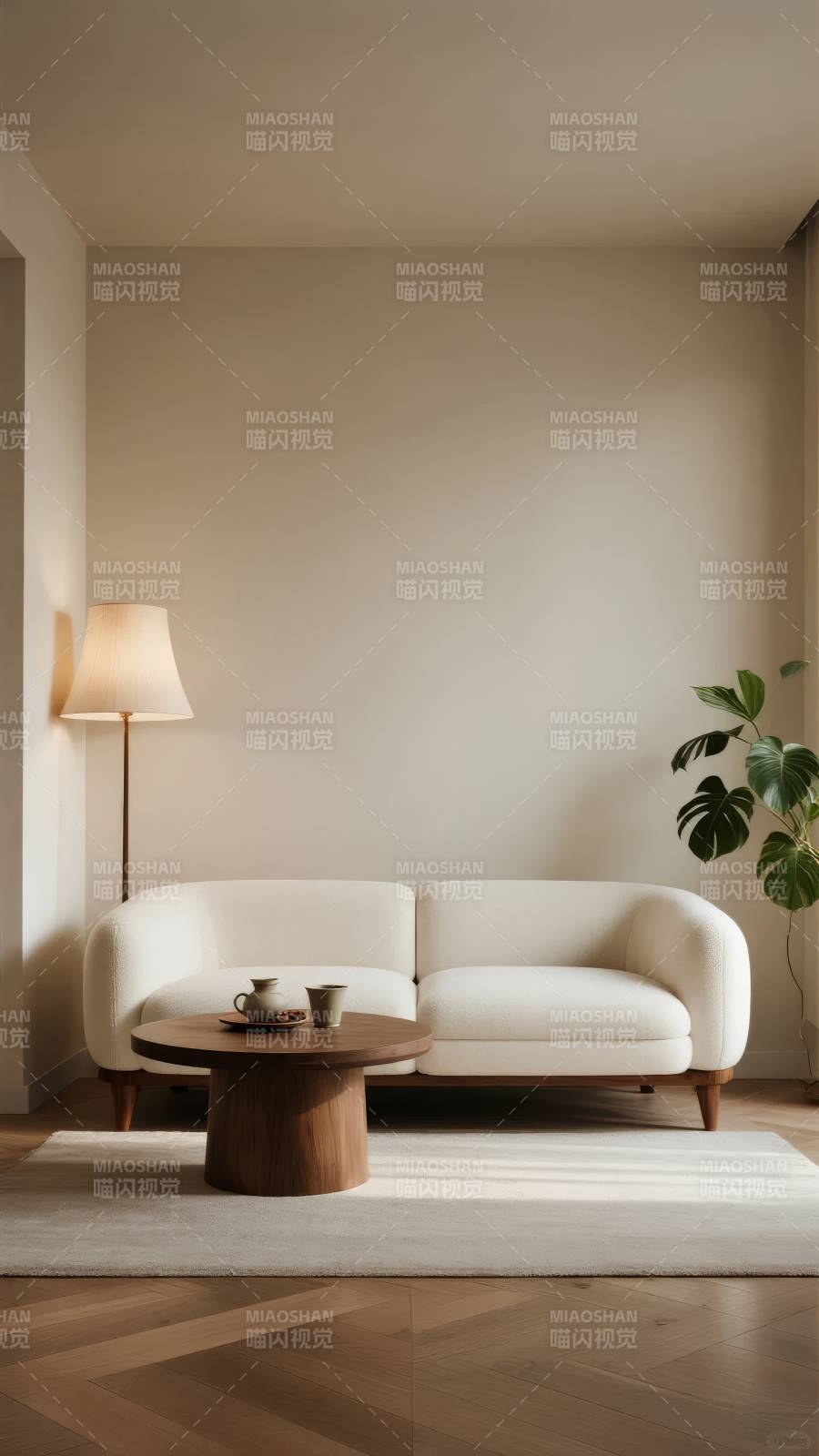 简约客厅一角图片