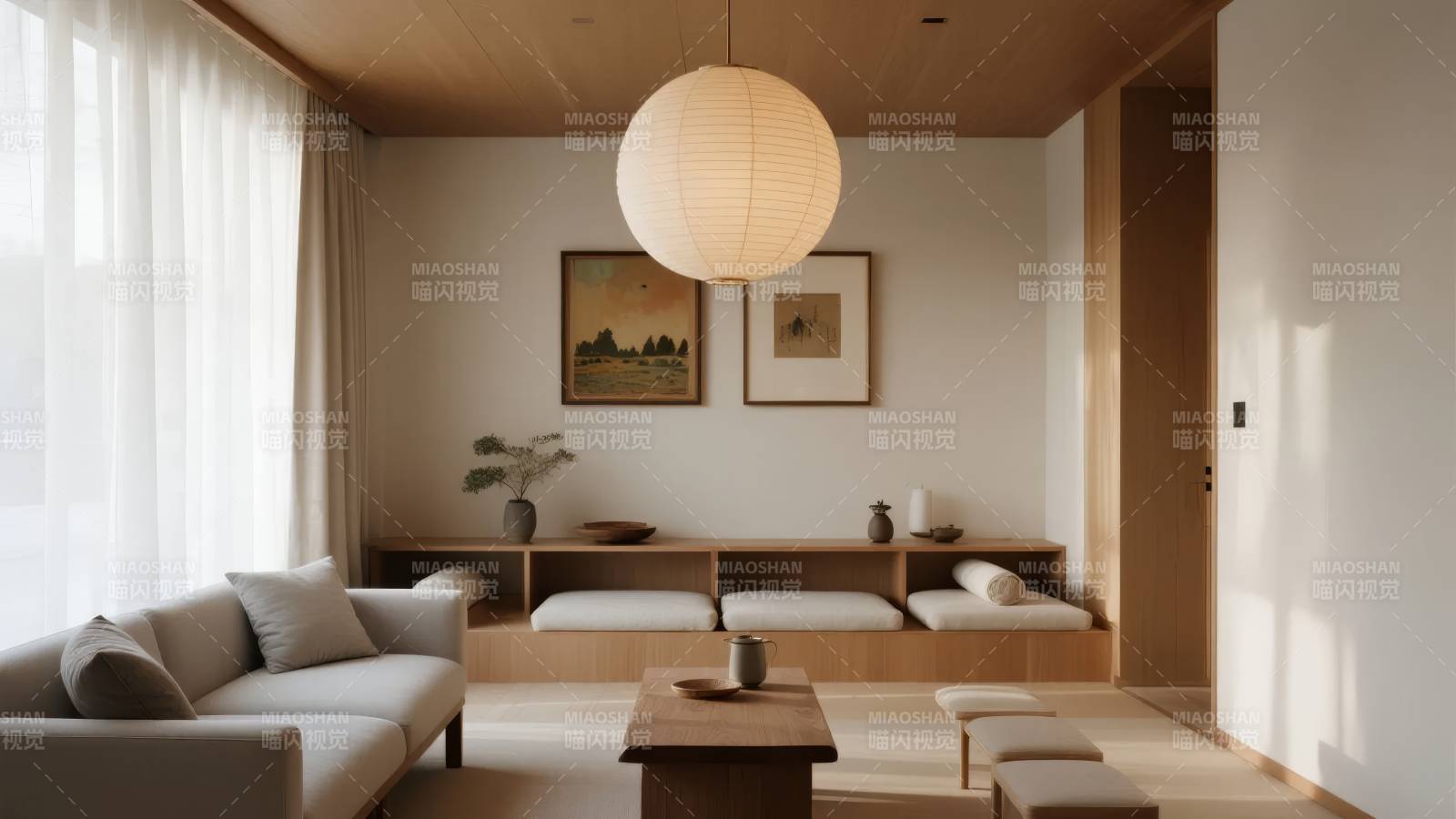 日式简约客厅图片