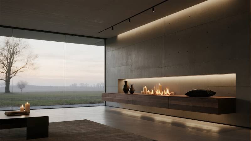 现代极简客厅设计图片