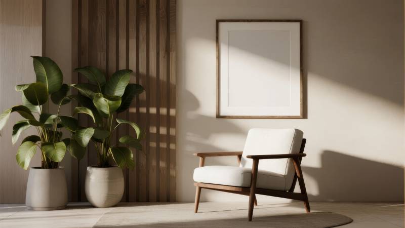 静谧角落 绿意相伴图片