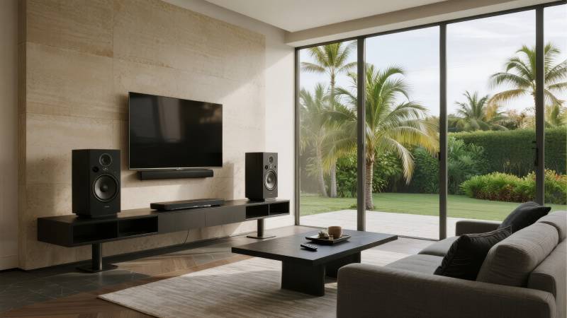 现代客厅观景图图片