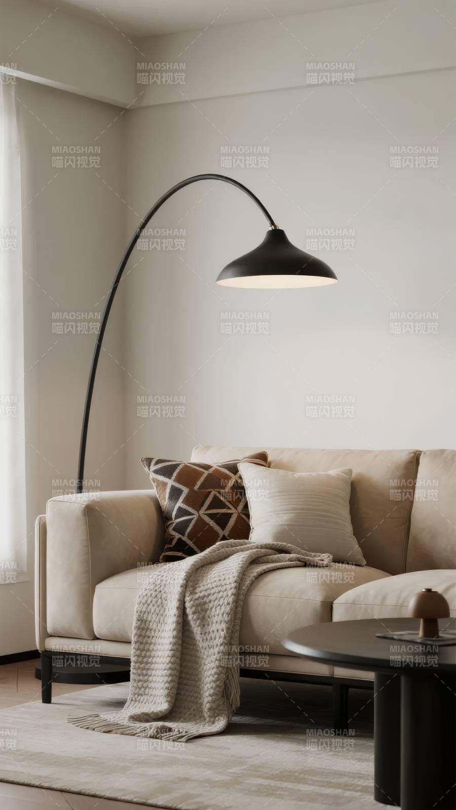 简约客厅温馨一角图片