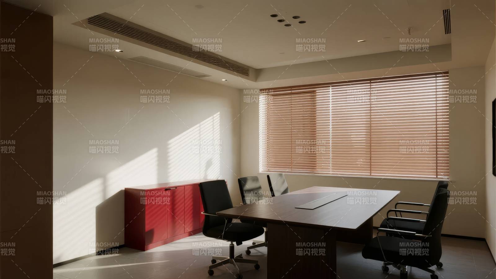 现代简约会议室图片