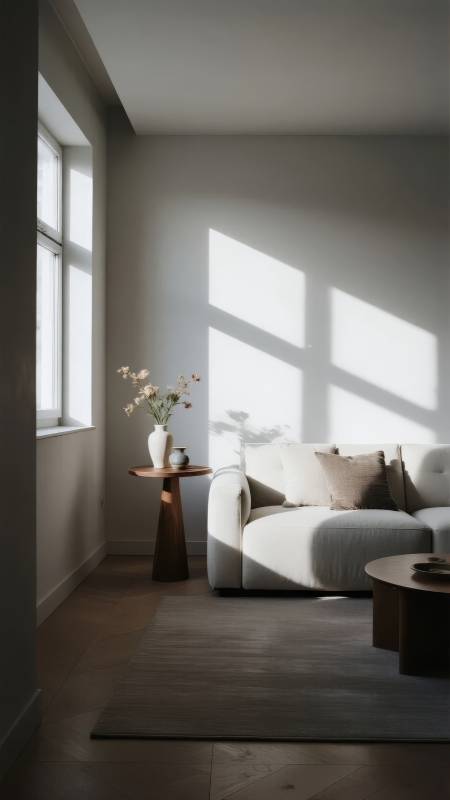 光影客厅静谧时光图片