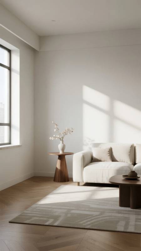 简约客厅光影图图片