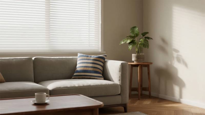 温馨客厅一角图片