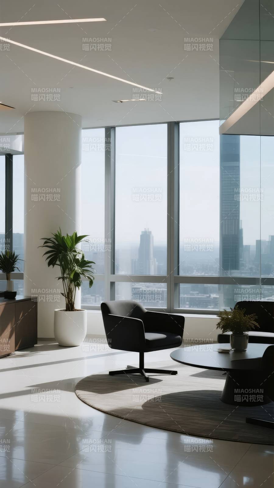 现代都市客厅图片