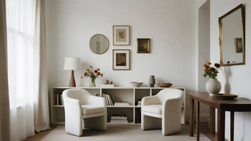 简约客厅布置图片