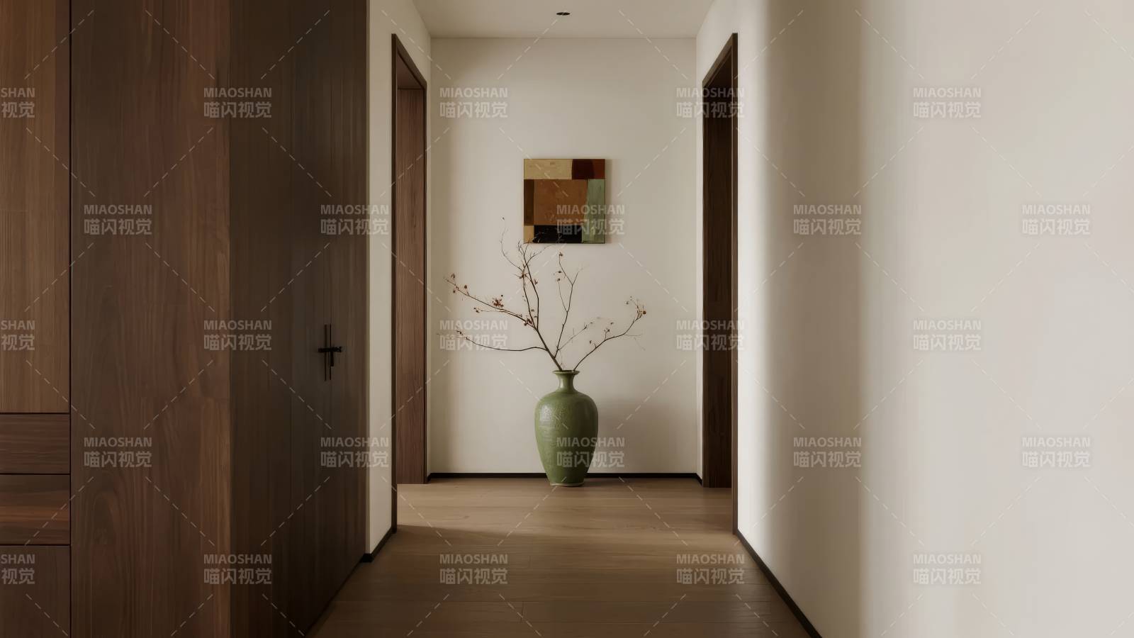 简约走廊静谧之美图片