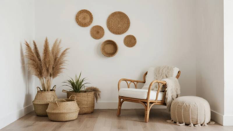 自然风家居一角图片