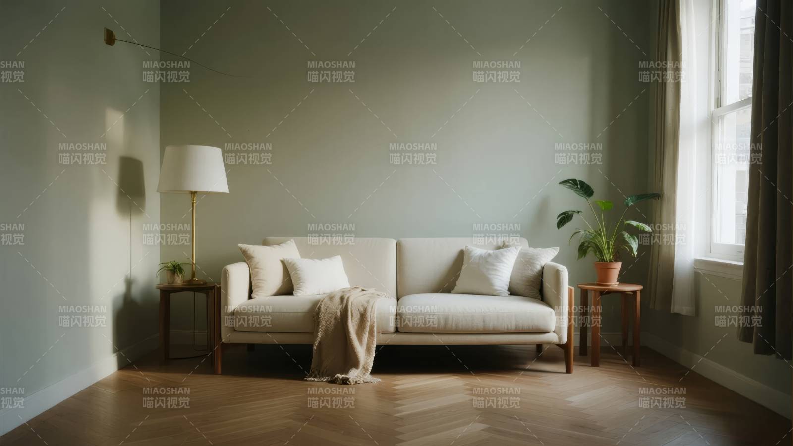 简约客厅静谧时光图片