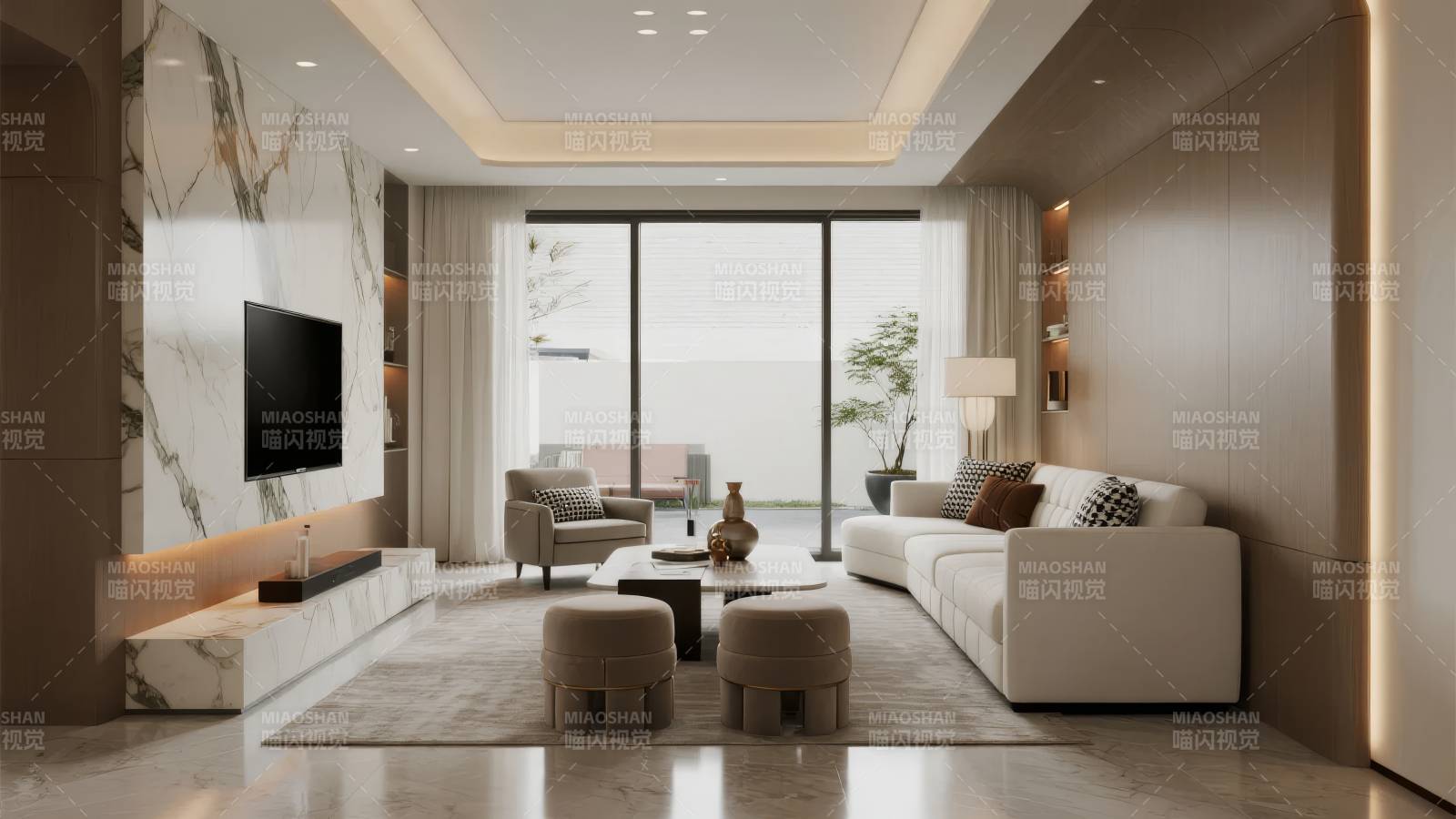 现代简约客厅设计图片