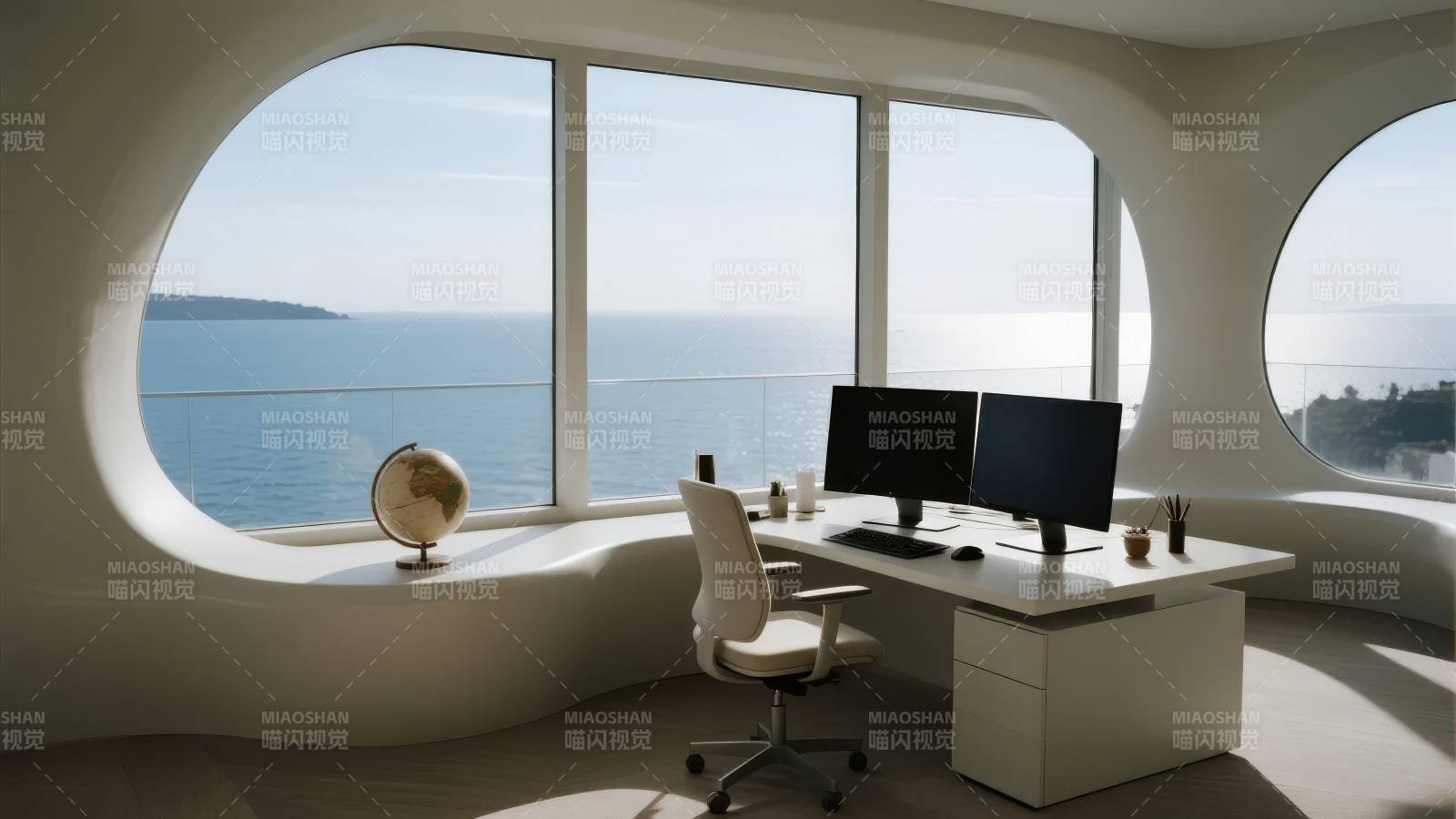 海景办公室图片