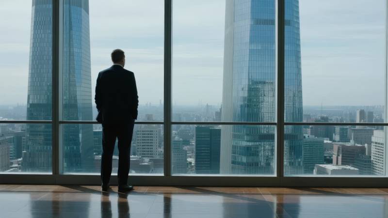 城市之巅 沉思者图片