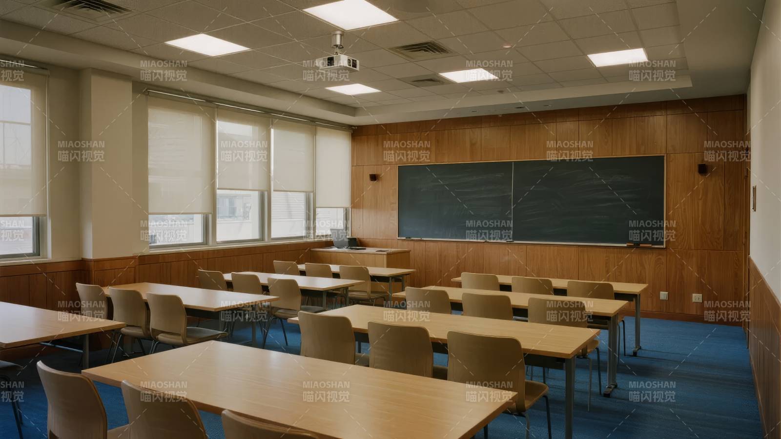 明亮的教室环境图片