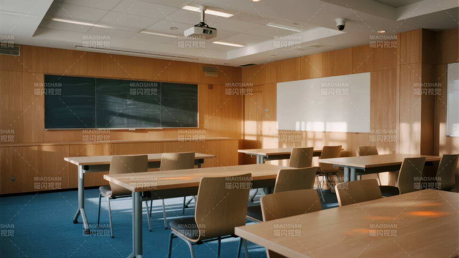 明亮的教室环境图片