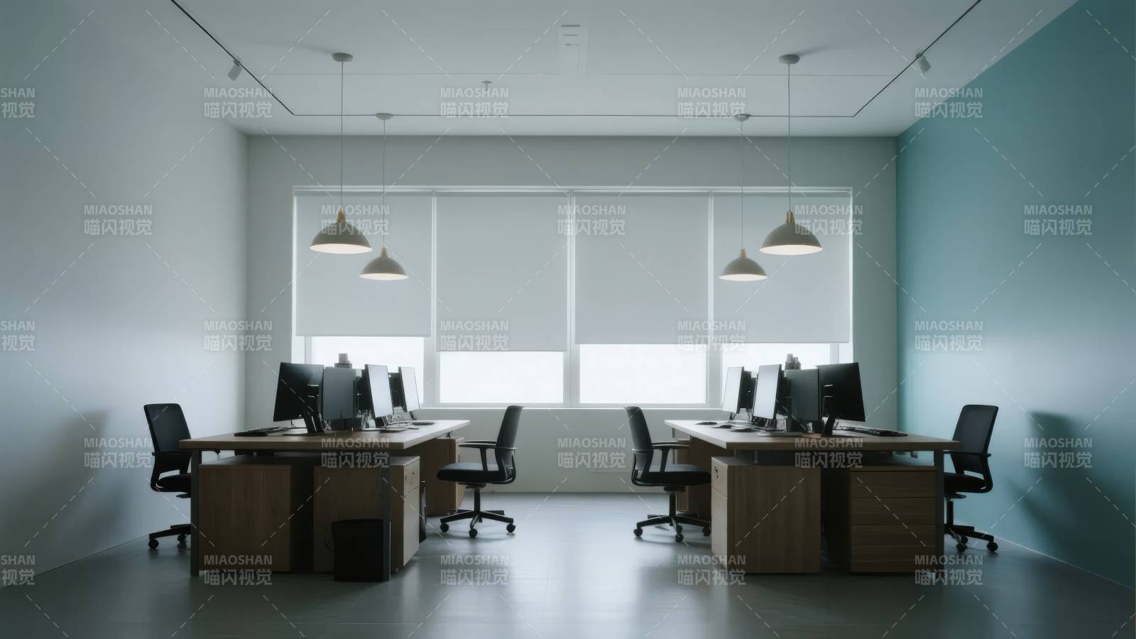 现代简约办公室图片