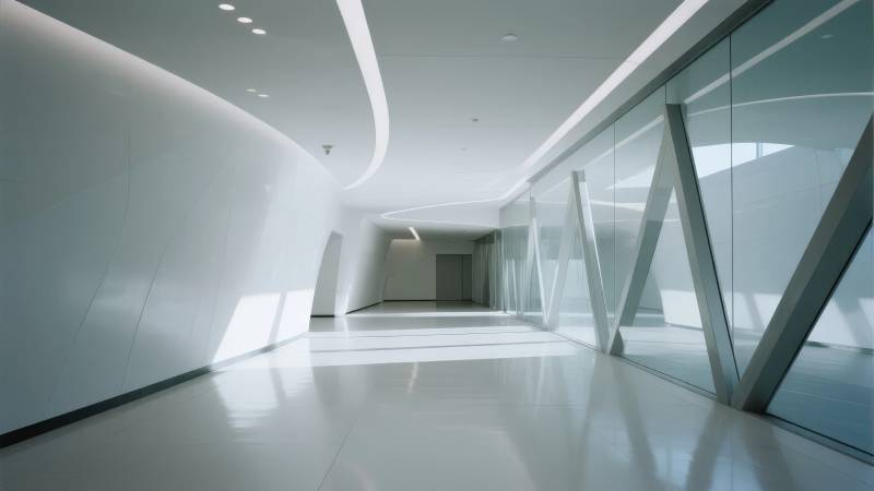 现代简约走廊图片