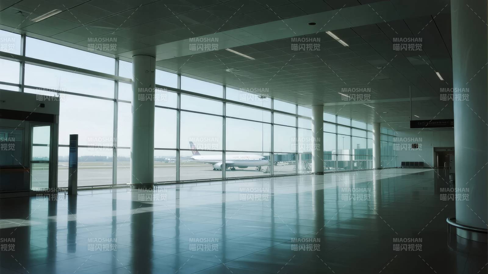 空旷机场候机厅图片