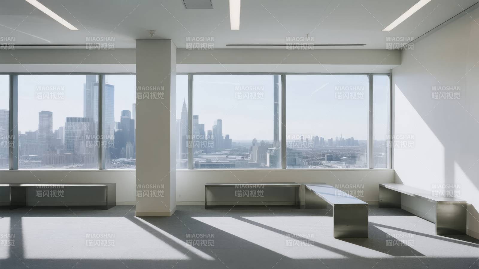 现代城市景观窗景图片